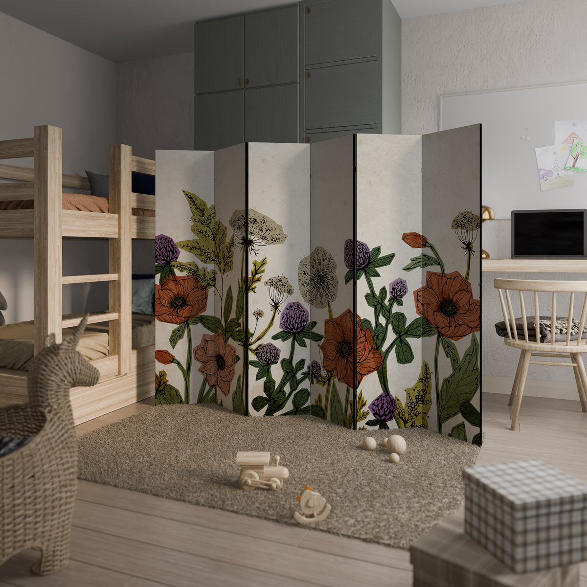 SPROUT ELEGANCE Παραβάν με 6 πάνελ