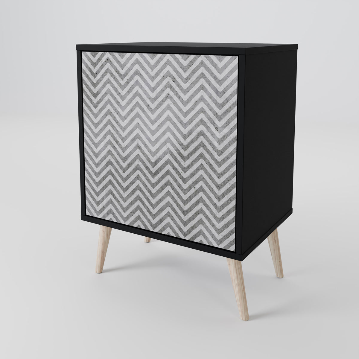 CONCRETE ZIG ZAG Μπουφές 1-θύρας