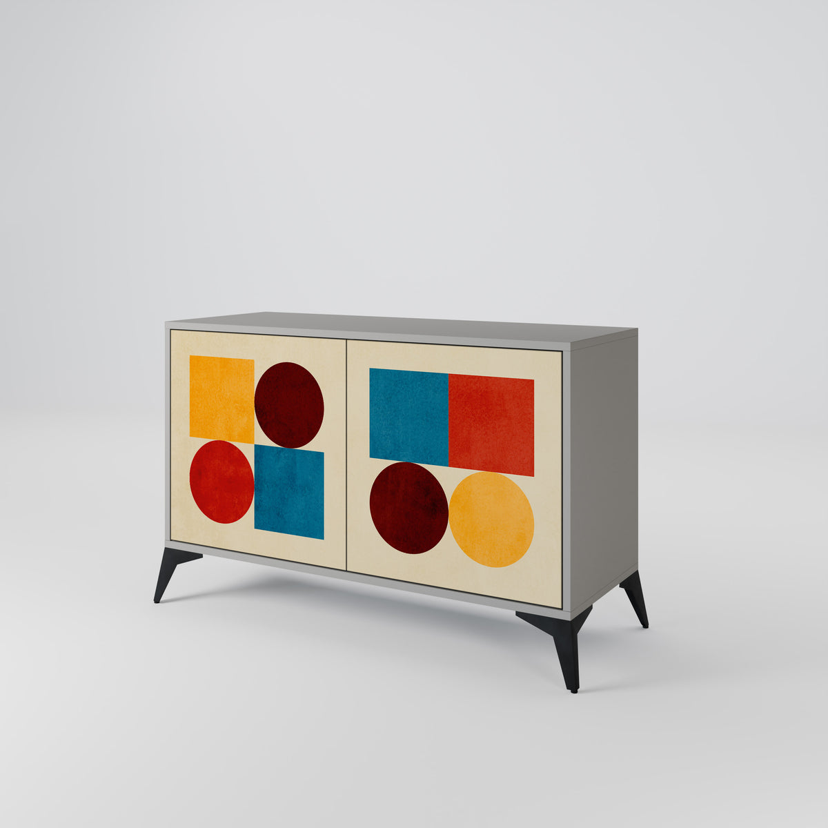 GEOMETRIC PUZZLE Μπουφές 2-θυρών