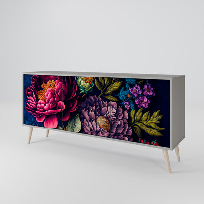 BLOOMING ELEGANCE Μπουφές 3-θυρών