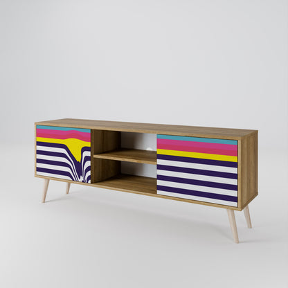 COLORFUL DIVERSION 2-Door TV Cabinet