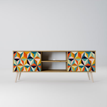 TESSELATE TREASURES 2-Door TV Cabinet