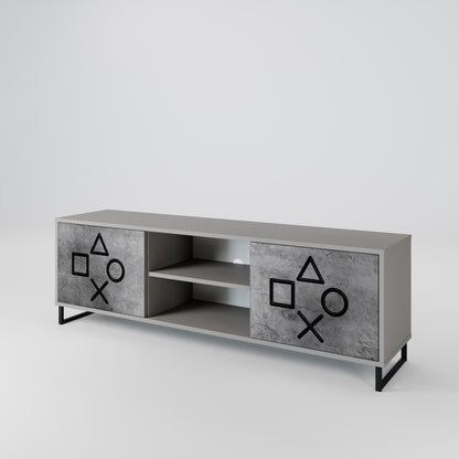 GAMER CHOICE 2-Door TV Cabinet