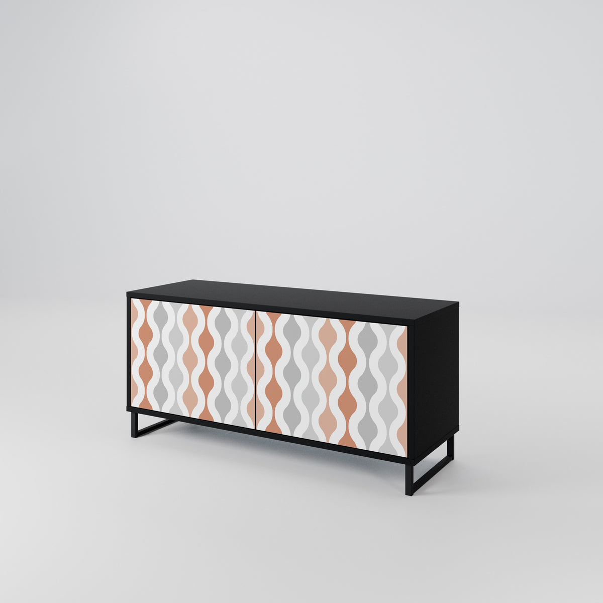 HAZY NOSTALGIA Compact 2-Door TV Cabinet
