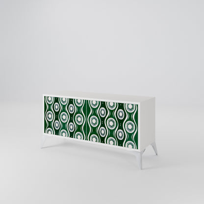 GREEN EYES Compact 2-Door TV Cabinet
