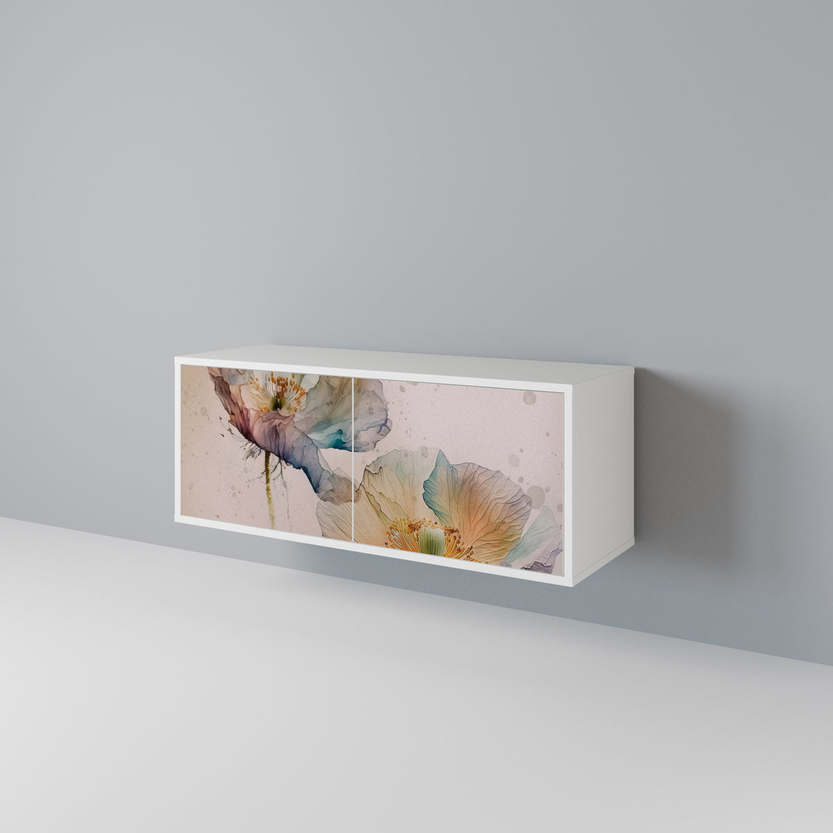SOFTEN POPPY Συμπαγές έπιπλο τηλεόρασης 2-θυρών