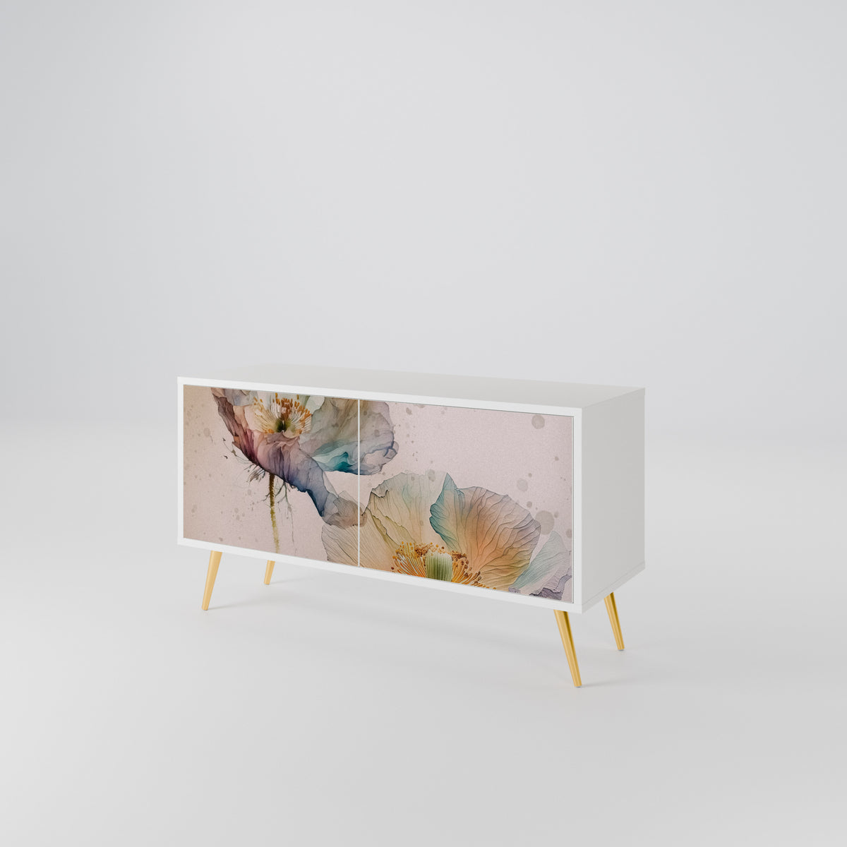 SOFTEN POPPY Συμπαγές έπιπλο τηλεόρασης 2-θυρών