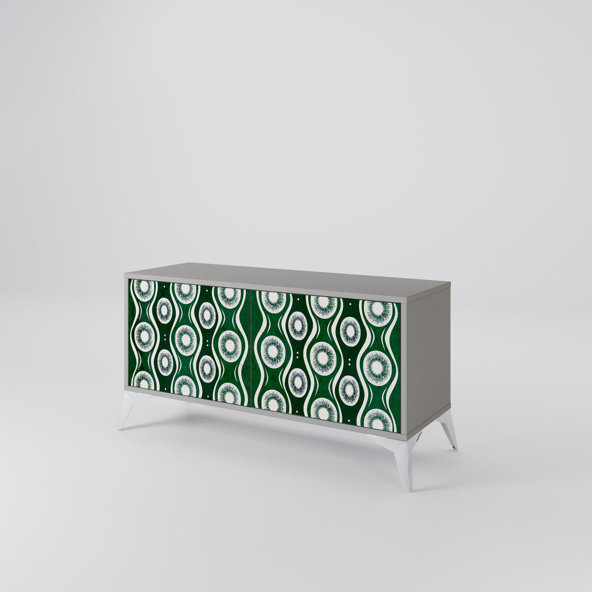 GREEN EYES Compact 2-Door TV Cabinet