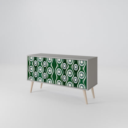 GREEN EYES Compact 2-Door TV Cabinet