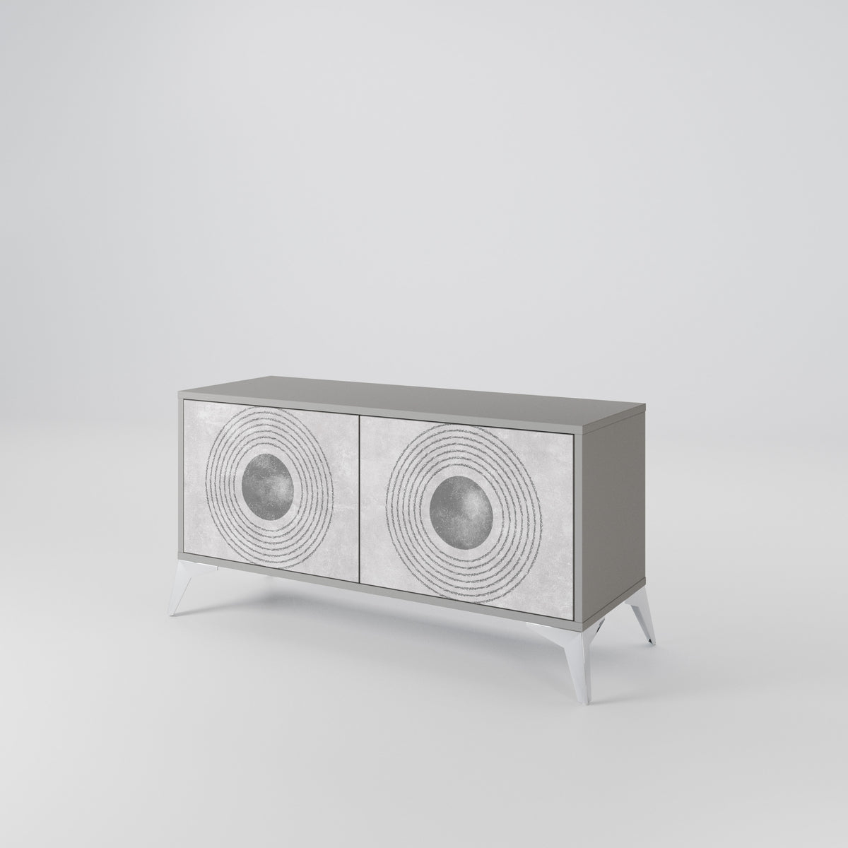SOLID CIRCLES Συμπαγές έπιπλο τηλεόρασης 2-θυρών