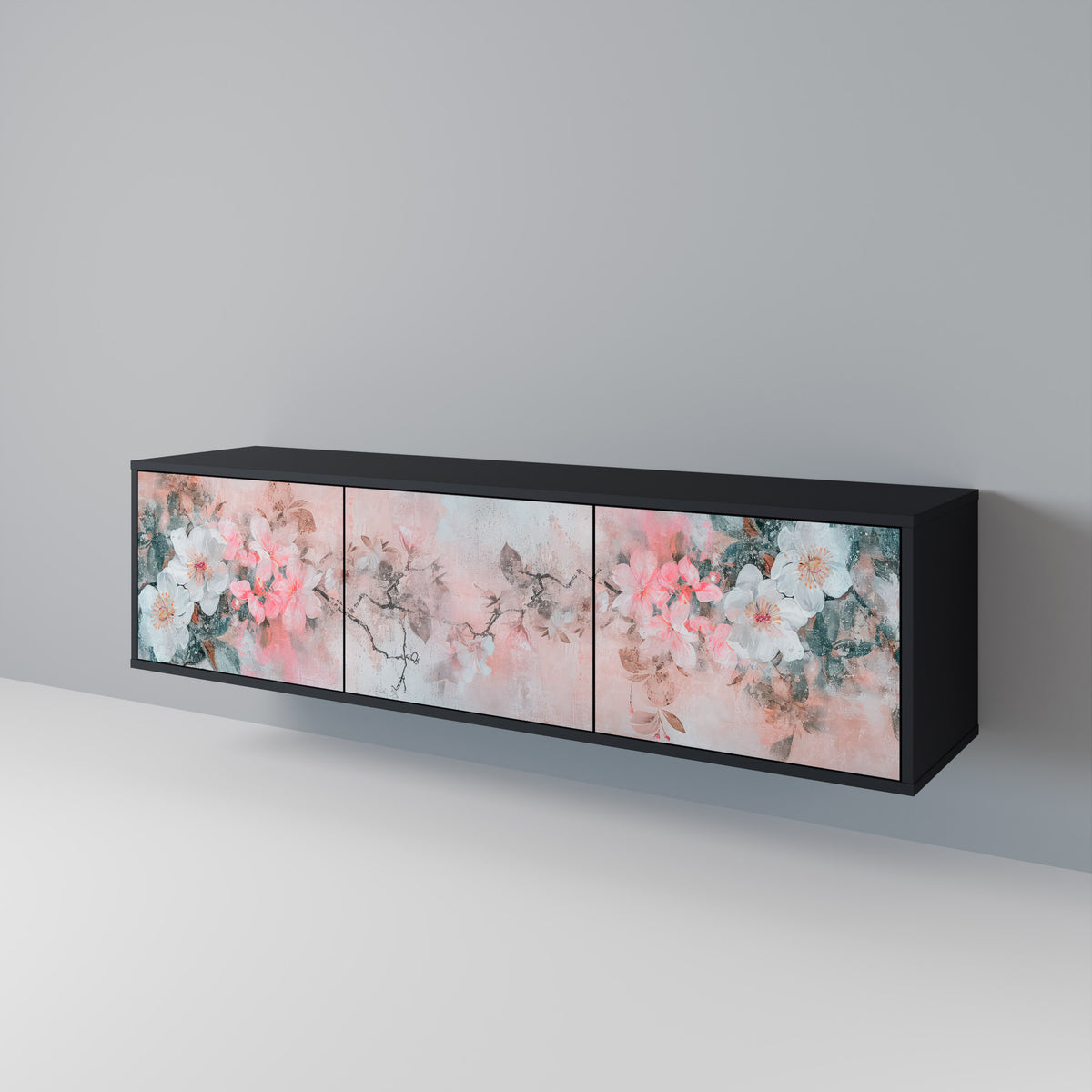 CHERRY BLOSSOM Έπιπλο τηλεόρασης 3-θυρών
