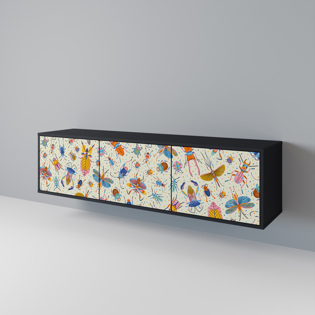 COLORFUL INSECTS Έπιπλο τηλεόρασης 3-θυρών