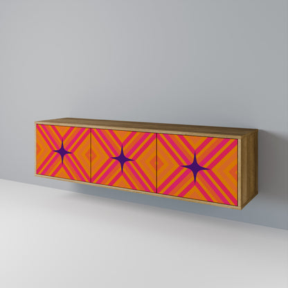 GEOMETRIC BRILLIANCE Έπιπλο τηλεόρασης 3-θυρών