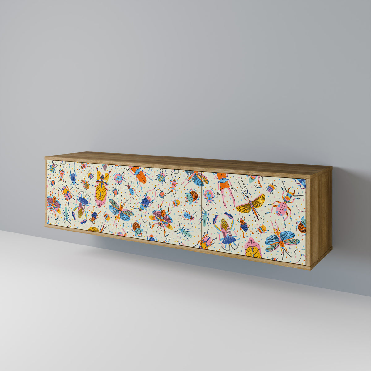 COLORFUL INSECTS Έπιπλο τηλεόρασης 3-θυρών