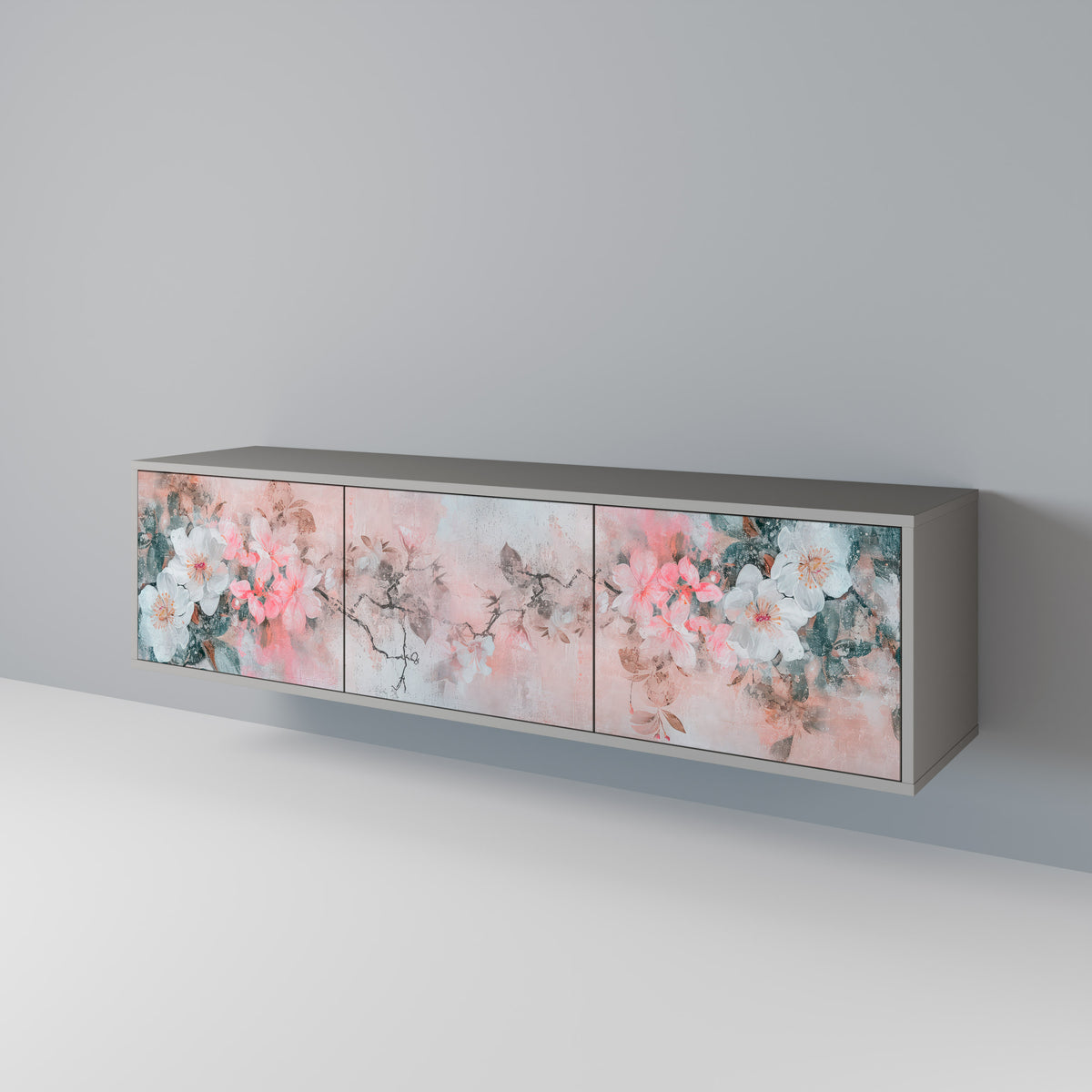 CHERRY BLOSSOM Έπιπλο τηλεόρασης 3-θυρών