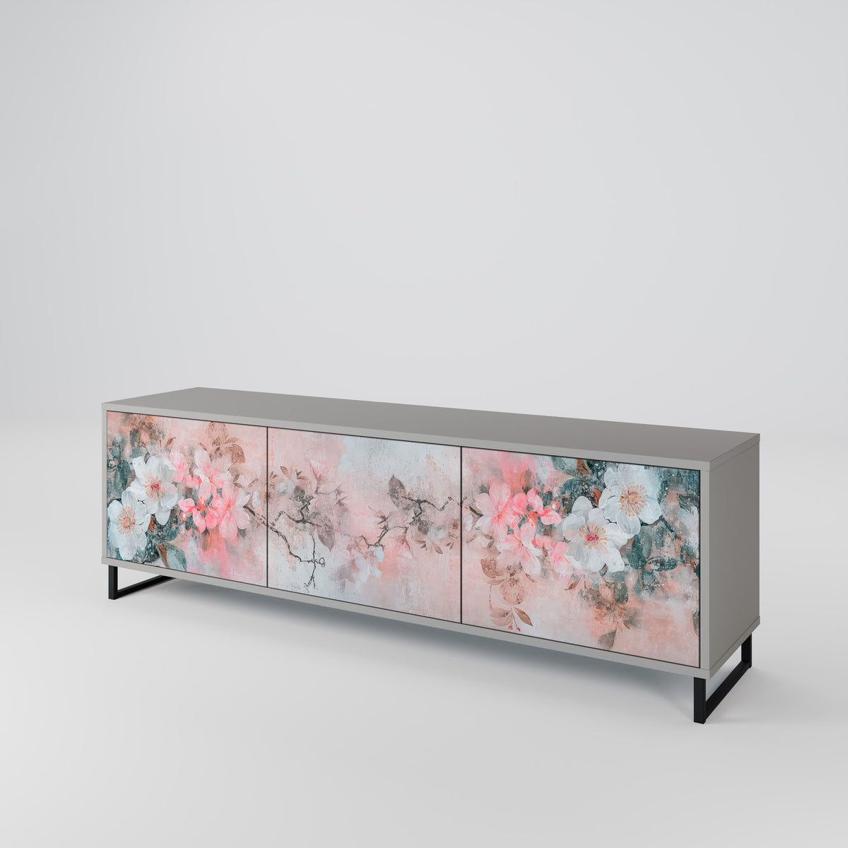 CHERRY BLOSSOM Έπιπλο τηλεόρασης 3-θυρών