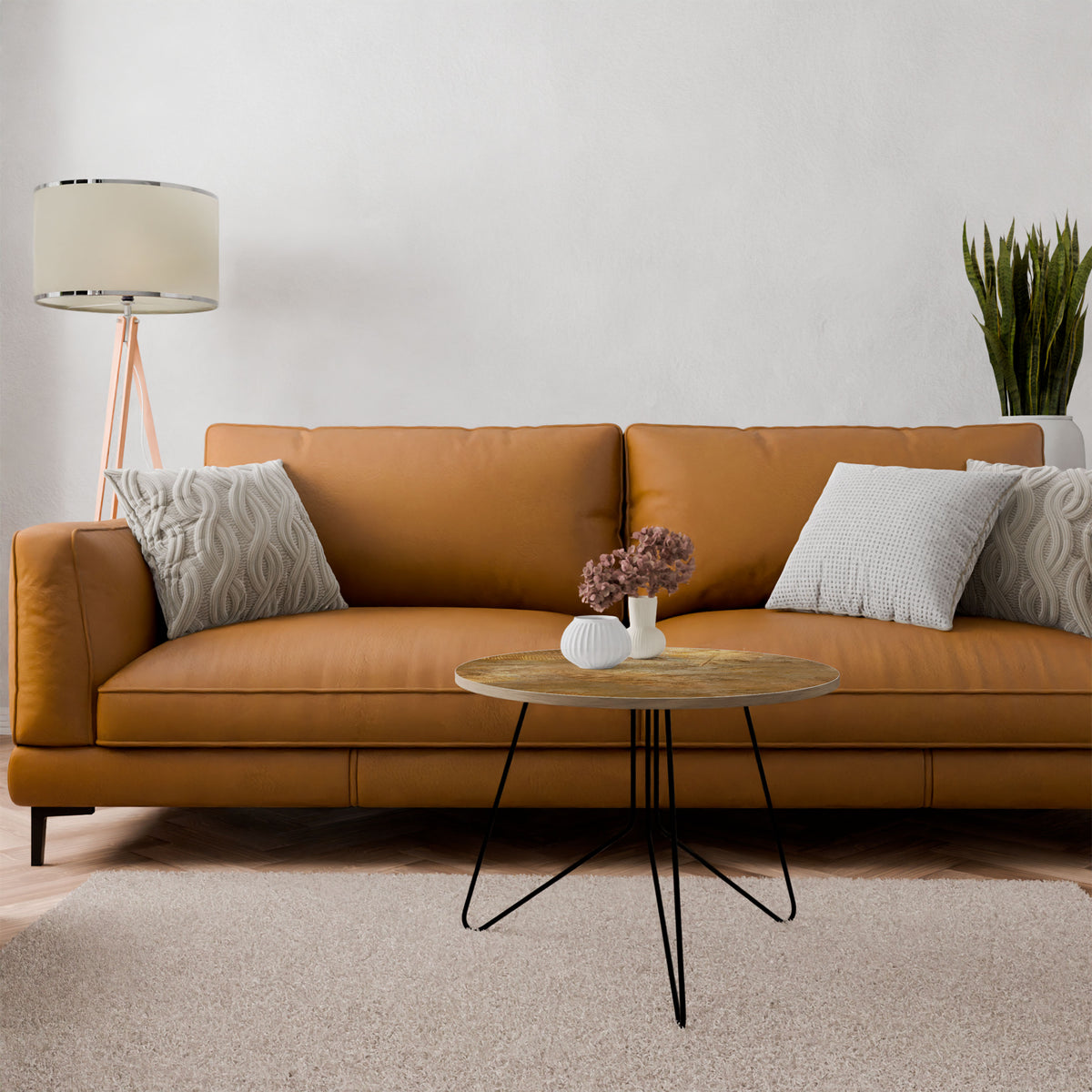 GILDED LEAF CASCADE Coffee Table