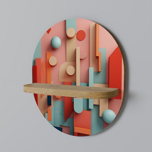 COLORBURST CONSTRUCT Διακοσμητικό Ράφι Art Shelf
