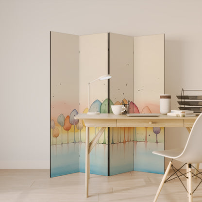 COLORFUL OASIS Παραβάν με 4 πάνελ
