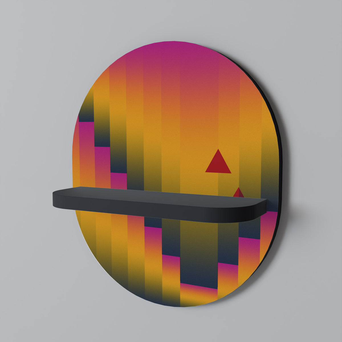 GOLDEN FADE Art Shelf