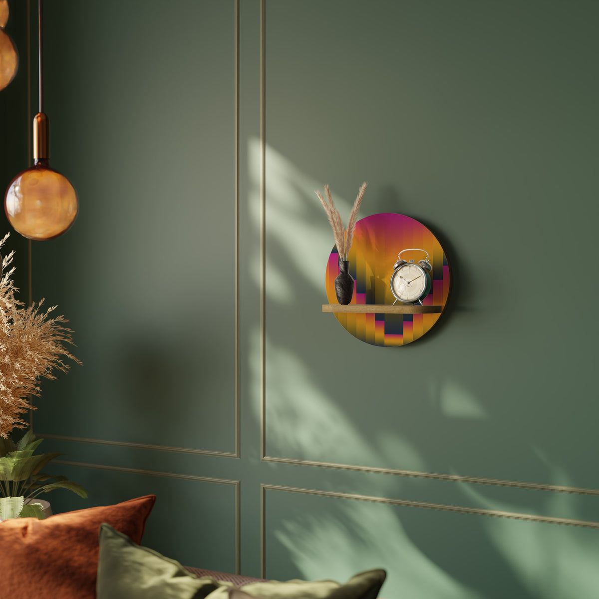 GOLDEN FADE Art Shelf