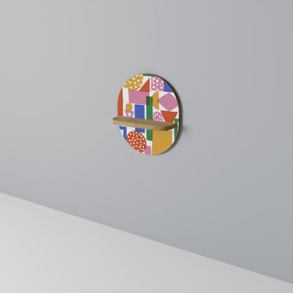 GEOMETRIC GLIMMER Art Shelf