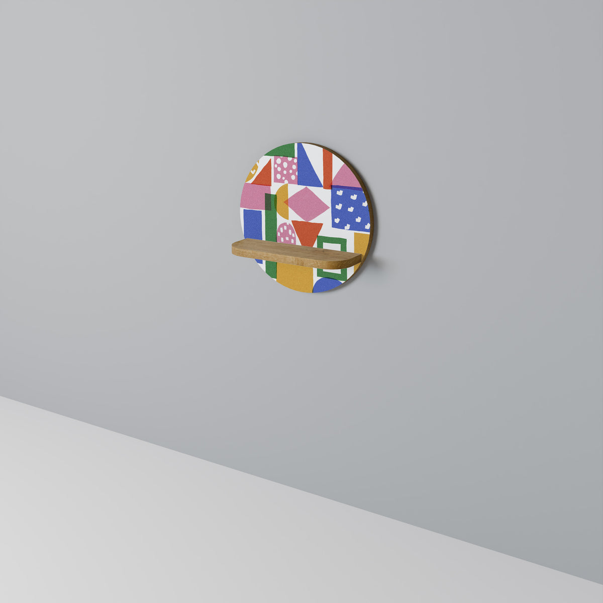 GEOMETRIC GLIMMER Art Shelf