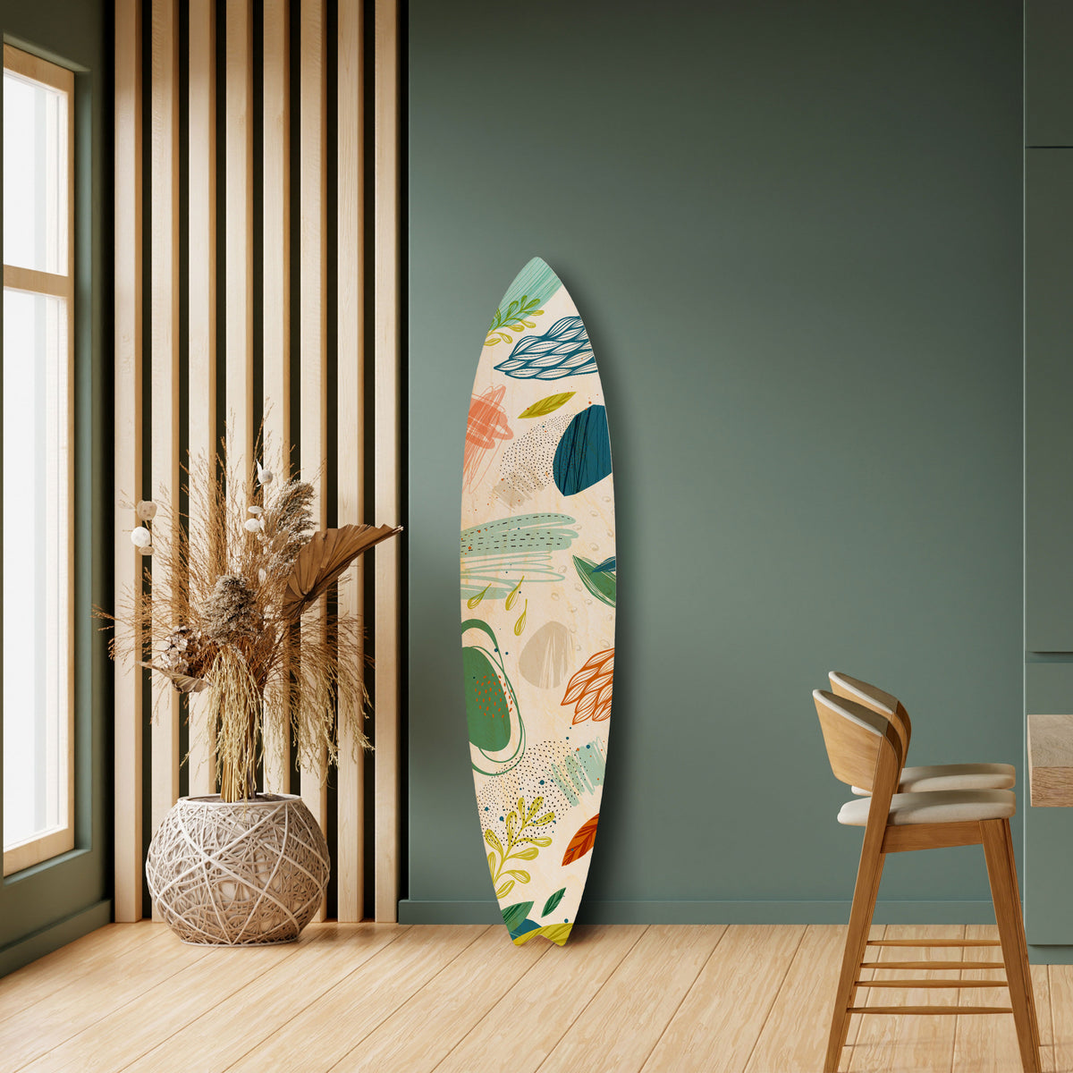 BOTANICAL HURRICANE Διακοσμητική σανίδα Surf