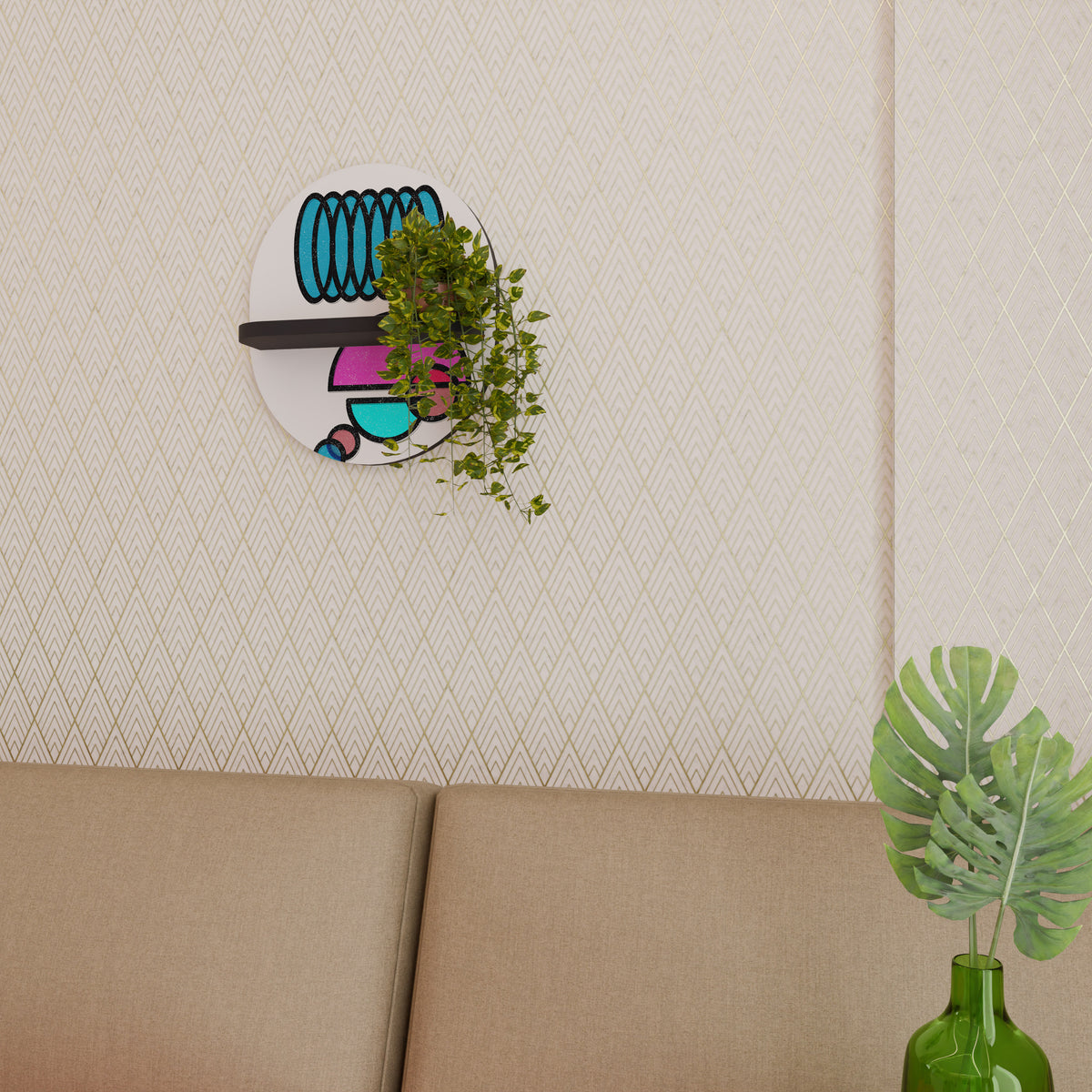 GEOMETRIC RHAPSODY Art Shelf