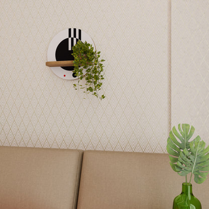 BLACK AND WHITE COMBINATION Διακοσμητικό Ράφι Art Shelf