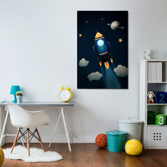 STELLAR SWING Κατακόρυφος Πίνακας σε Καμβά