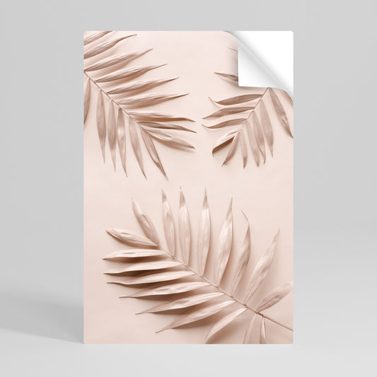 PINK PALM DREAMS Αυτοκόλλητη Αφίσα κάθετη