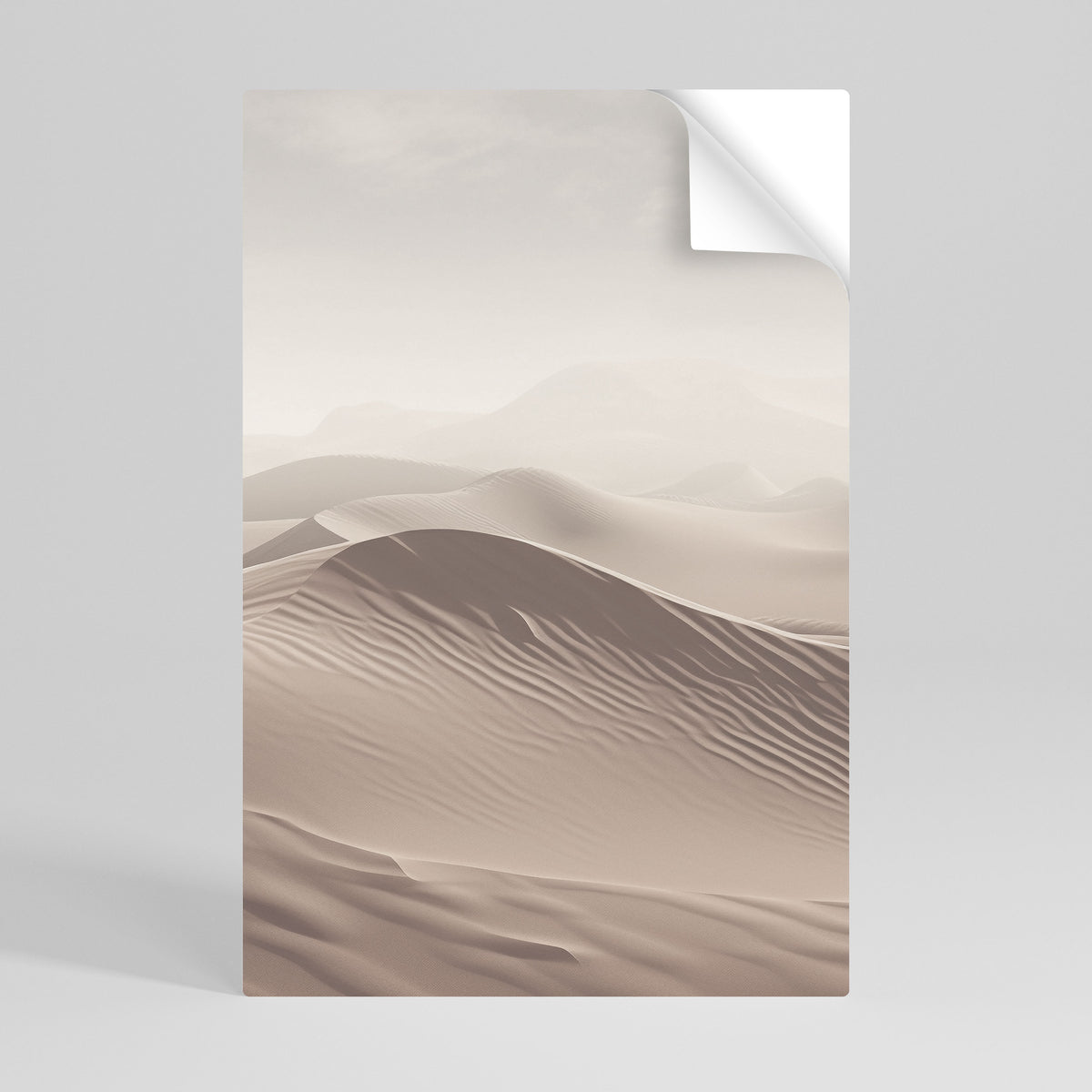 ECHOES OF DUNES Peel and Stick Vertical Poster