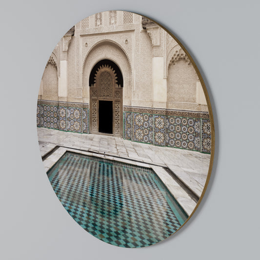 MYSTIC ENTRANCE Στρογγυλός πίνακας ζωγραφικής