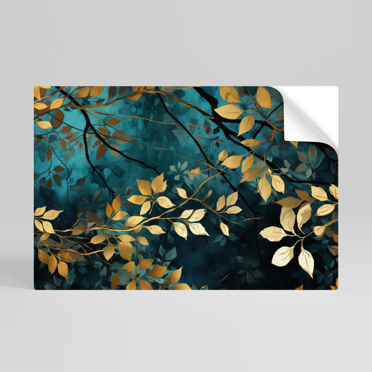 LUSH TURQUOISE Αυτοκόλλητη Αφίσα οριζόντια
