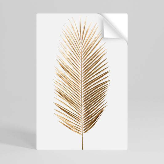 GOLDEN PALM ELEGANCE Αυτοκόλλητη Αφίσα κάθετη