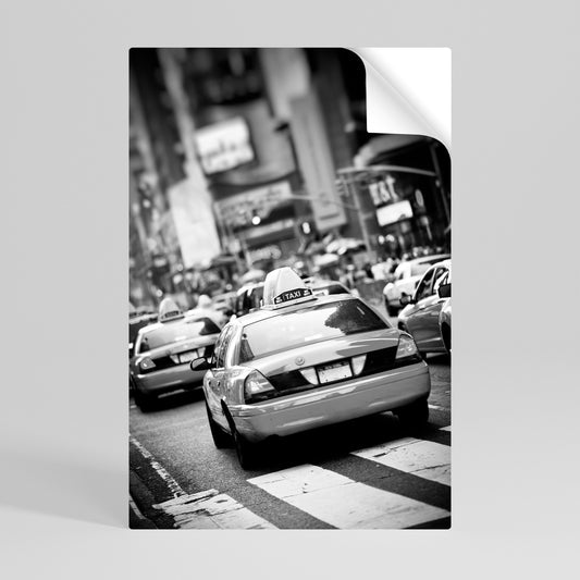 TIMELESS TAXI TALES Αυτοκόλλητη Αφίσα κάθετη