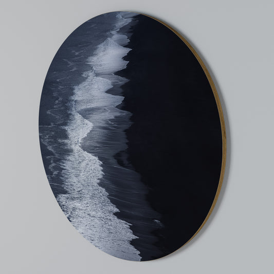 OCEAN'S WHISPER Στρογγυλός πίνακας ζωγραφικής
