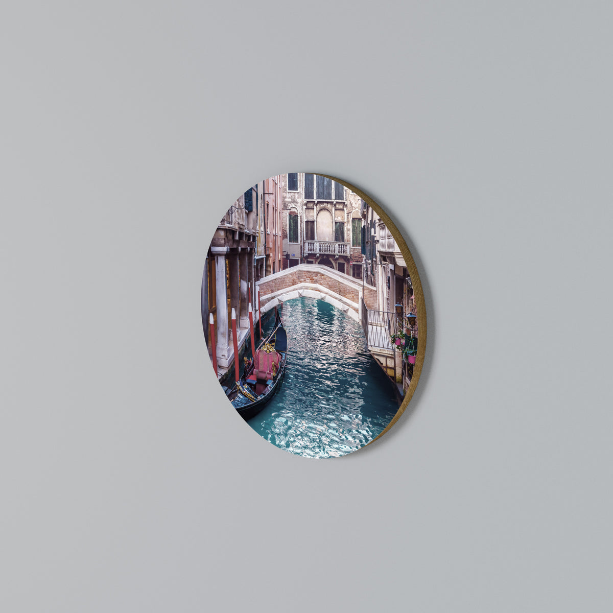 GONDOLA GLIDE Στρογγυλός πίνακας ζωγραφικής
