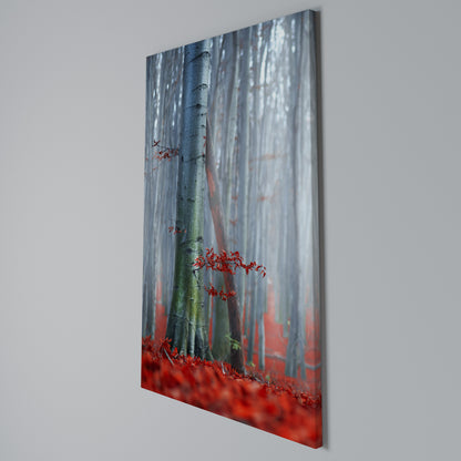 TRANQUIL RED ELEGANCE Κατακόρυφος Πίνακας σε Καμβά