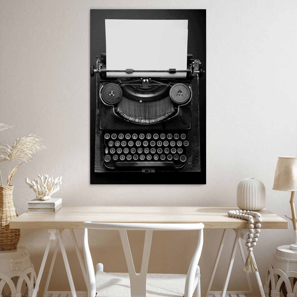 TYPEWRITER SYMPHONY Κατακόρυφος Πίνακας σε Καμβά