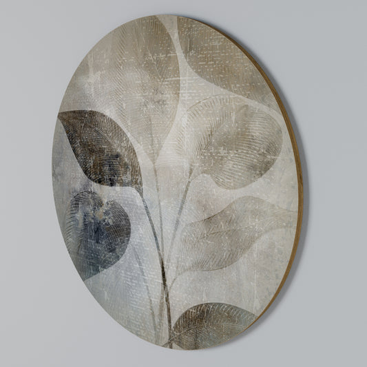SERENE BOTANICAL HARMONY Στρογγυλός πίνακας ζωγραφικής