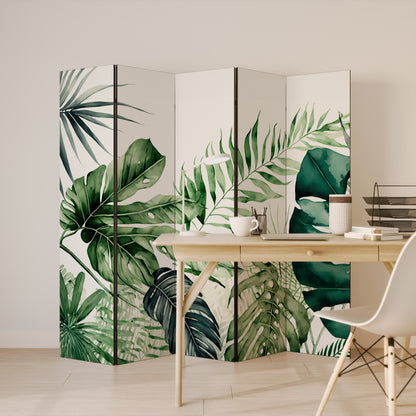 MONSTERA DREAM Παραβάν με 5 πάνελ