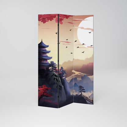 JAPANESE AURA 3-Panel Room Divider