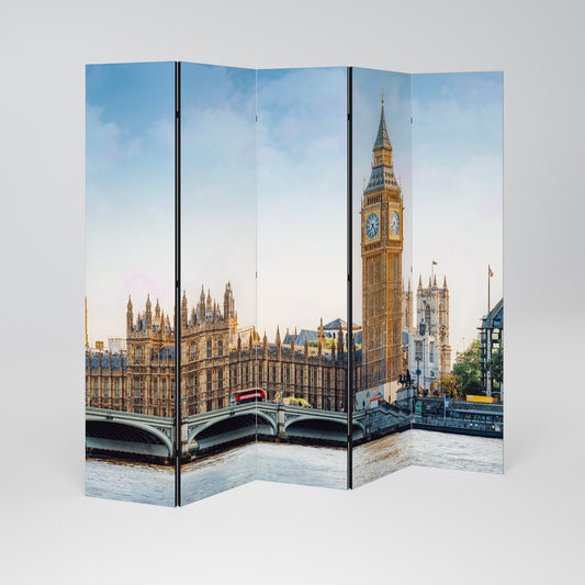 TIMELESS LONDON ELEGANCE Παραβάν με 5 πάνελ