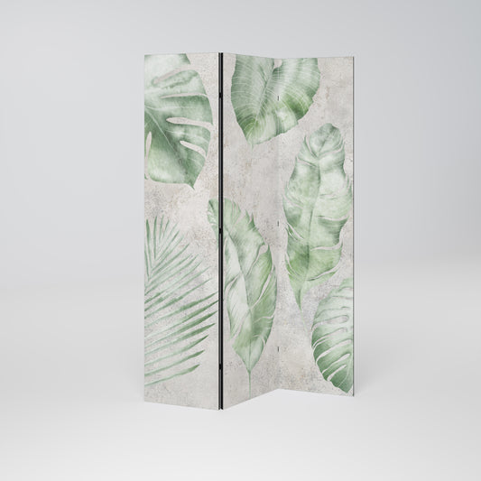 LUSH LEAF WHISPERS 3-Panel Room Divider