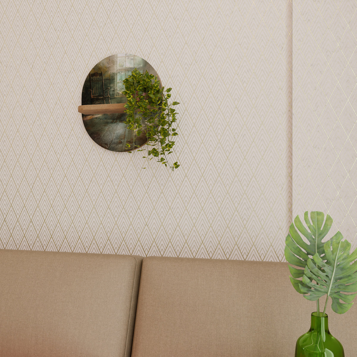 SUNLIT STILLNESS Διακοσμητικό Ράφι Art Shelf