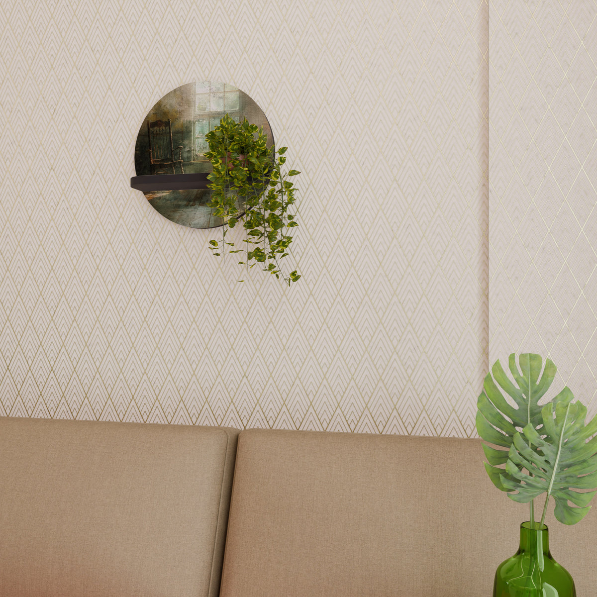 SUNLIT STILLNESS Διακοσμητικό Ράφι Art Shelf