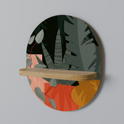 TROPICAL COMPOSITION Διακοσμητικό Ράφι Art Shelf