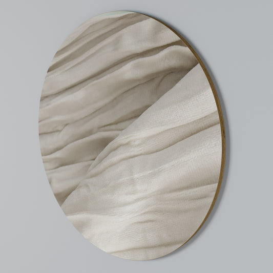 SERENE FOLDS Στρογγυλός πίνακας ζωγραφικής